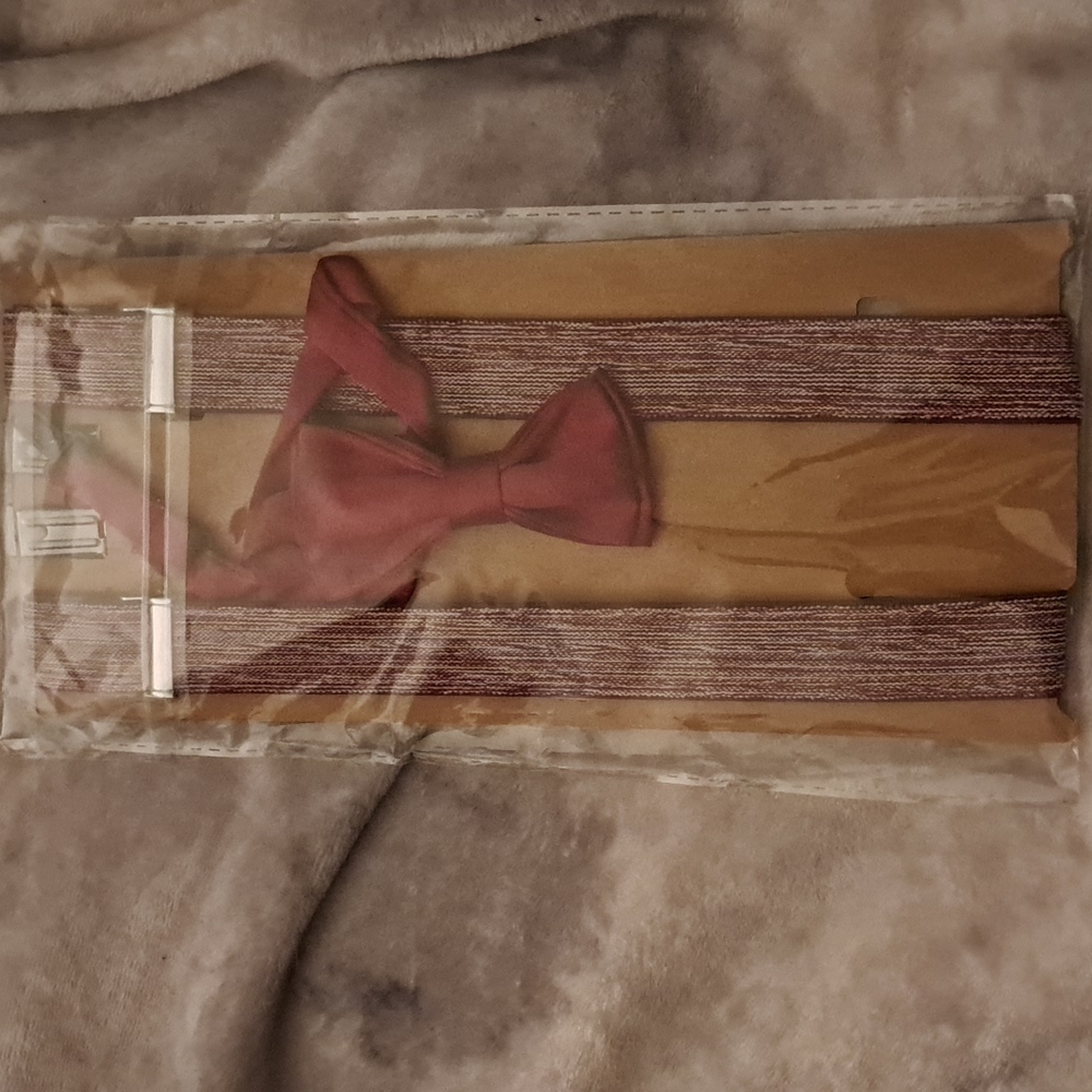 Suspenders, none, One size fits all, Burgundy.